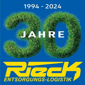 0408 Rieck Entsorgungs Logistik Logo 30 Jahre