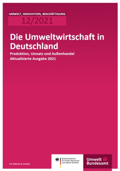 0106 UBA Publikation Umweltwirtschaft Deutschland