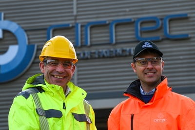 0114 STEINERT simone tirelli andreas jaeger at cirrec food grade pet recycling plant