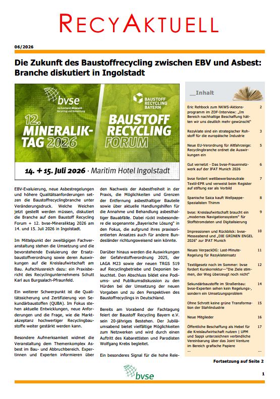 1908 Titel RecyAktuell August