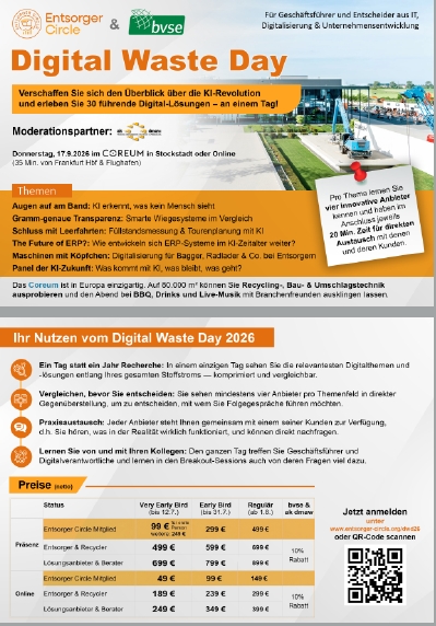 Digital Waste Day Entsorger Circle FlyerFoto