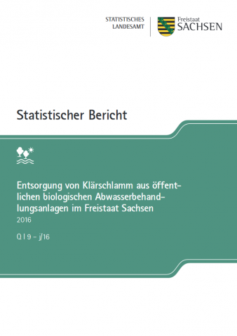 01 16 Statistik Klärschlamm Sachsen